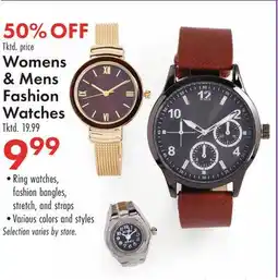Boscov's Womens & Mens Fashion Watches offer