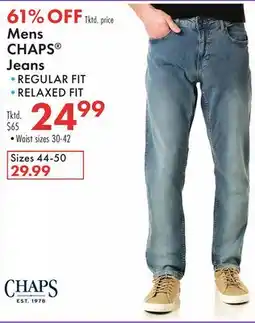 Boscov's Mens CHAPS Jeans offer