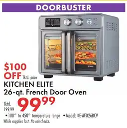 Boscov's KITCHEN ELITE 26-qt. French Door Oven offer