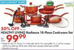 Boscov's HEALTHY LIVING Radiance 18-Piece Cookware Set offer