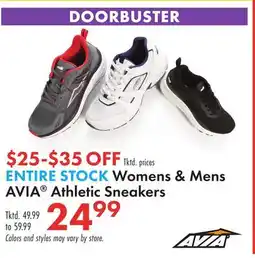 Boscov's Womens & Mens AVIA Athletic Sneakers offer