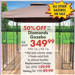 Boscov's Diamonds Gazebo offer