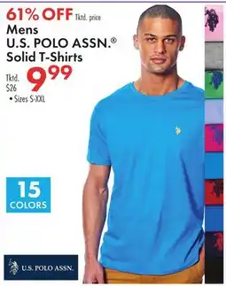 Boscov's Mens U.S. POLO ASSN. Solid T-Shirts offer