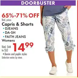Boscov's Capris & Shorts offer