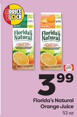 Weis Markets Florida's Natural Orange Juice offer