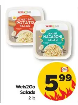 Weis Markets Weis2Go Salads offer