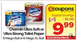 Weis Markets Charmin Ultra Soft or Ultra Strong Toilet Paper offer