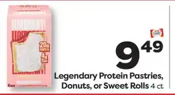 Weis Markets Legendary Protein Pastries, Donuts, or Sweet Rolls offer