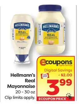 Weis Markets Hellmann's Real Mayonnaise offer
