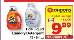 Weis Markets Tide Liquid Laundry Detergent offer