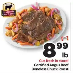 Weis Markets Certified Angus Beef Boneless Chuck Roast offer