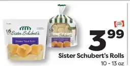 Weis Markets Sister Schubert's Rolls offer
