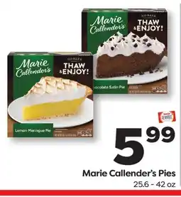 Weis Markets Marie Callender's Pies offer