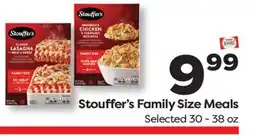 Weis Markets Stouffer's Family Size Meals offer