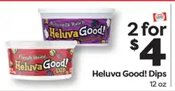 Weis Markets Heluva Good! Dips offer