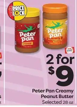 Weis Markets Peter Pan Creamy Peanut Butter offer
