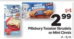 Weis Markets Pillsbury Toaster Strudels or Mini Cinnis offer