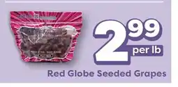 Weis Markets Red Globe Seeded Grapes offer