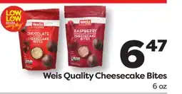 Weis Markets Weis Quality Cheesecake Bites offer