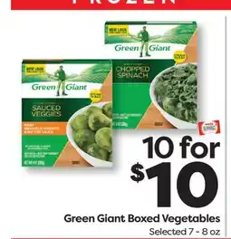 Weis Markets Green Giant Boxed Vegetables offer