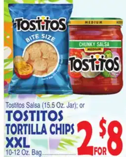 Bravo Supermarkets TOSTITOS TORTILLA CHIPS XXL offer