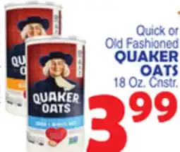 Bravo Supermarkets QUAKER OATS offer