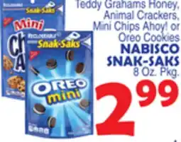 Bravo Supermarkets NABISCO SNAK-SAKS offer