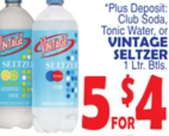 Bravo Supermarkets VINTAGE SELTZER offer