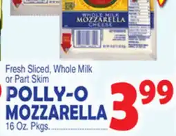Bravo Supermarkets POLLY-O MOZZARELLA offer