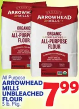 Bravo Supermarkets ARROWHEAD MILLS UNBLEACHED FLOUR offer