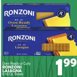 Bravo Supermarkets RONZONI LASAGNA offer