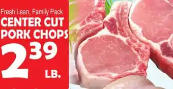 Bravo Supermarkets CENTER CUT PORK CHOPS offer