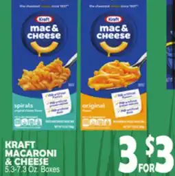 Bravo Supermarkets KRAFT MACARONI & CHEESE offer