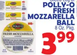 Bravo Supermarkets POLLY-O FRESH MOZZARELLA BALL offer