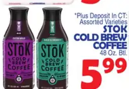 Bravo Supermarkets STOK COLD BREW COFFEE offer