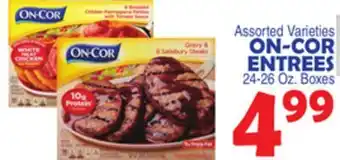 Bravo Supermarkets ON-COR ENTREES offer