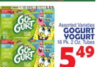 Bravo Supermarkets GOGURT YOGURT offer