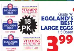 Bravo Supermarkets EGGLAND'S BEST LARGE EGGS offer