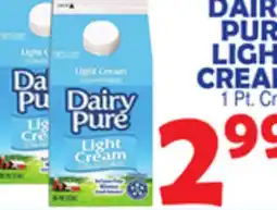 Bravo Supermarkets DAIRY PURE LIGHT CREAM offer