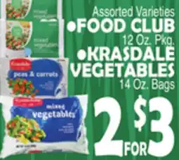 Bravo Supermarkets FOOD CLUB, 12 Oz. Pkg offer