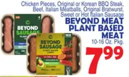 Bravo Supermarkets BEYOND MEAT PLANT BASED MEAT offer