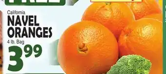 Bravo Supermarkets NAVEL ORANGES offer