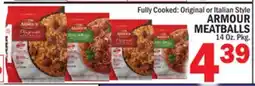 Bravo Supermarkets ARMOUR MEATBALLS offer