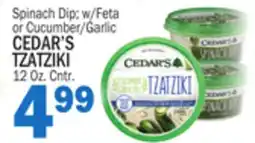 Bravo Supermarkets CEDAR'S TZATZIKI offer