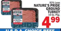 Bravo Supermarkets NATURE'S PRIDE GROUND TURKEY offer