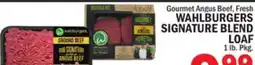 Bravo Supermarkets WAHLBURGERS SIGNATURE BLEND LOAF offer