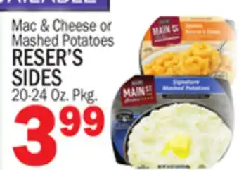 Bravo Supermarkets RESER'S SIDES offer