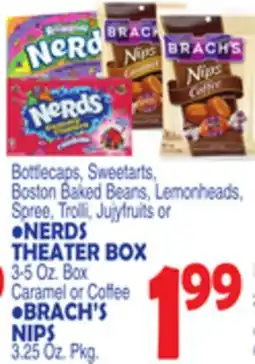 Bravo Supermarkets NERDS THEATER BOX, 3-5 Oz. Box offer