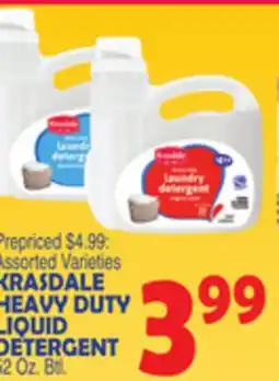 Bravo Supermarkets KRASDALE HEAVY DUTY LIQUID DETERGENT offer