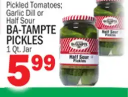 Bravo Supermarkets BA-TAMPTE PICKLES offer